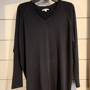 CAbi black knit sweatshirt
